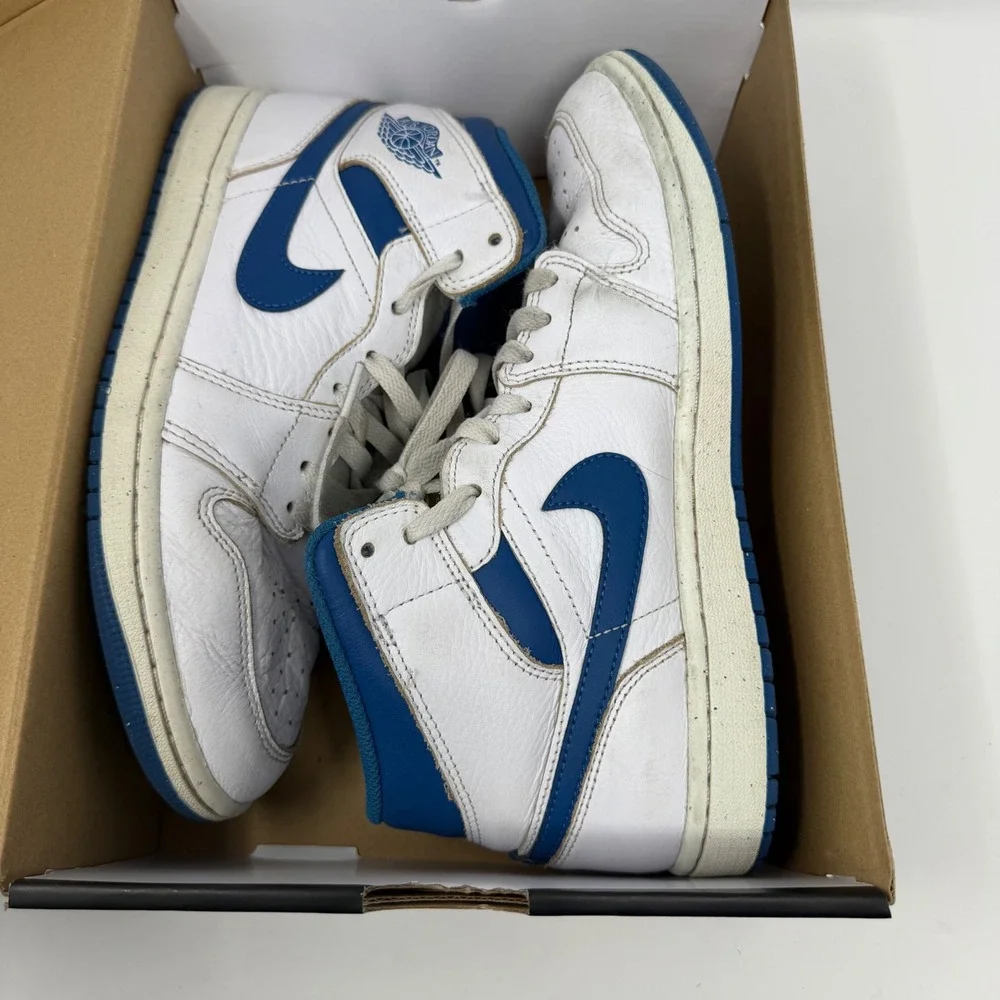 Jordan Air Jordan 1 Mid SE Industrial Blue Sail Mens 8.5‎ FN5215-141